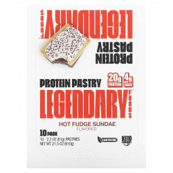 Legendary Foods, Protein Pastry, мороженое с помадкой, 10 пакетиков по 61 г (2,2 унции)