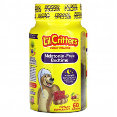 L'il Critters, Жевательные мармеладки без мелатонина, вишневый персик, 60 жевательных таблеток