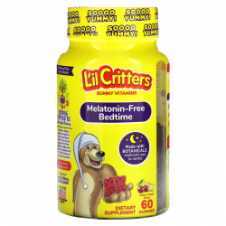 L'il Critters, Жевательные мармеладки без мелатонина, вишневый персик, 60 жевательных таблеток