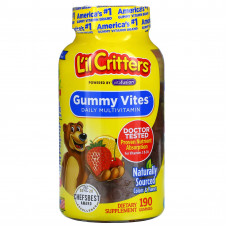 L'il Critters, Gummy Vites, ежедневные мультивитамины, 190 жевательных мармеладок