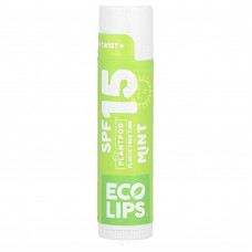 Eco Lips Inc., солнцезащитный бальзам для губ, SPF 15, мята, 4,25 г (0,15 унции)