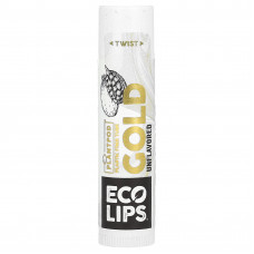 Eco Lips Inc., Gold, бальзам для губ, без добавок, 4,25 г (0,15 унции)