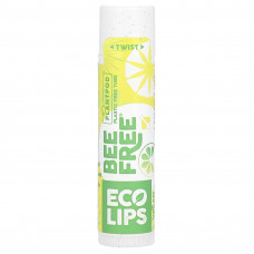 Eco Lips Inc., Bee Free, веганский бальзам для губ, лимон и лайм, 4,25 г (0,15 унции)
