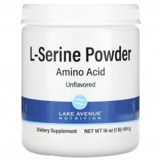 Lake Avenue Nutrition, L-серин, порошок без добавок, 454 г (1 фунт)