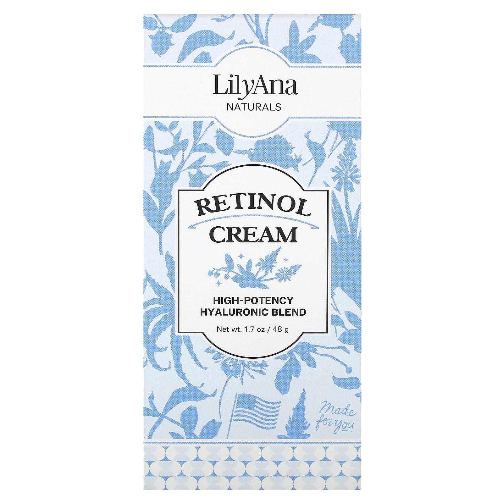 Lilyana Naturals, Крем с ретинолом, 48 г (1,7 унции)