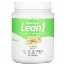 Lean1, Original, жиросжигающий протеиновый коктейль, банан, 765 г (1,68 фунта)