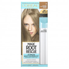 L'Oréal, Magic Root Rescue, 10-минутный набор для окрашивания корней, 7 темный блонд, 1 нанесение