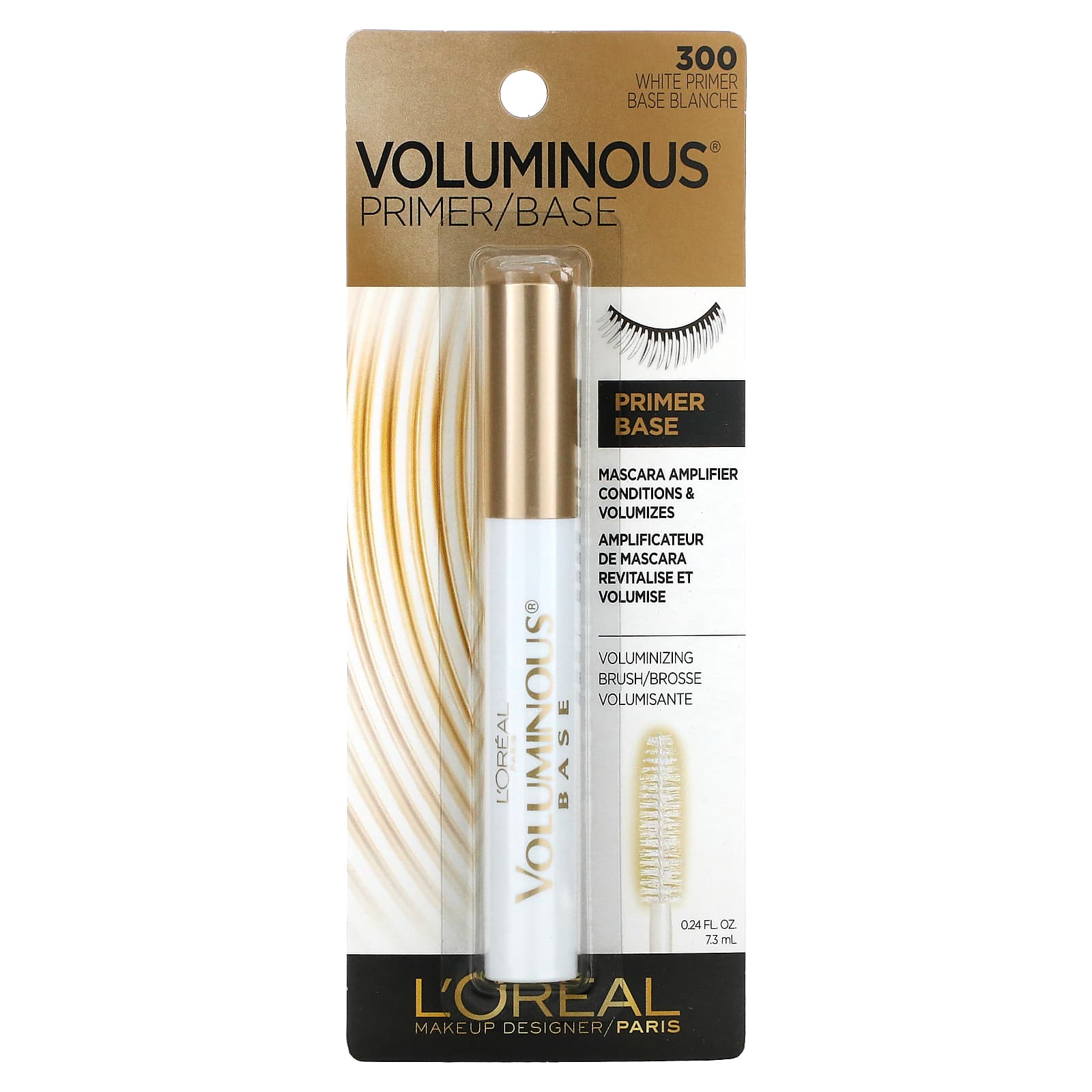 L'Oréal, Основа Voluminous, белый оттенок 300, 7,3 мл