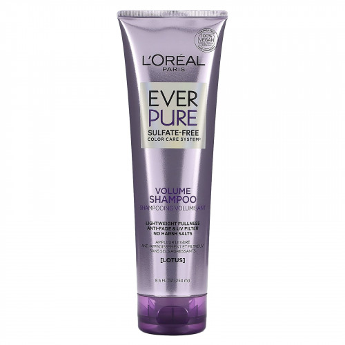 L'Oréal, Ever Pure, шампунь для придания объема, лотос, 250 мл (8,5 жидк. Унции)