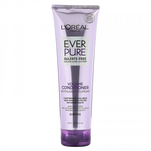 L'Oréal, Ever Pure, кондиционер для придания объема, лотос, 250 мл (8,5 жидк. Унции)