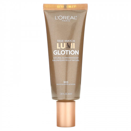 L'Oréal, True Match, Lumi Glotion, 903 Medium Glow, 40 мл (1,35 жидк. Унции)