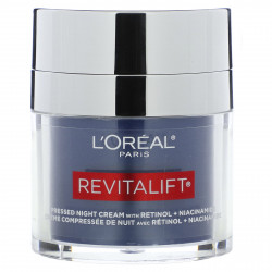 L'Oréal, Revitalift, ночной крем с ретинолом и ниацинамидом, без отдушек, 48 г (1,7 унции)