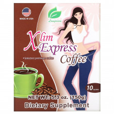 Longreen Corporation, кофе Xlim Express, 10 Пакетиков, 150 г (5,3 унции)