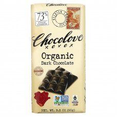 Chocolove, Органический темный шоколад, 73% какао, 90 г (3,2 унции)