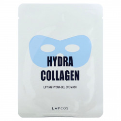 Lapcos, Hydra Collagen, увлажняющая гидрогелевая маска для кожи вокруг глаз, 1 шт., 10 г (0,35 унции)