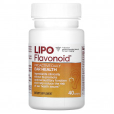 Lipo-Flavonoid, Профилактика здоровья ушей, 40 капсул
