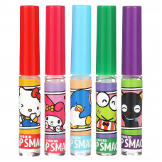 Lip Smacker, Hello Kitty And Friends, жидкий Smacker для губ, лучший вкус навсегда, 5 шт. в упаковке, 14 мл (0,45 жидк. унции)