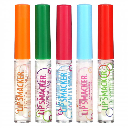 Lip Smacker, жидкий блеск для губ, Verity Pack, 5 шт., 14,0 мл (0,45 жидк. унции)