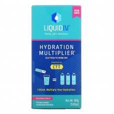 Liquid I.V., Hydration Multiplier, смесь для приготовления напитков с электролитами, маракуйя, 10 отдельных пакетиков по 16 г (0,56 унции)