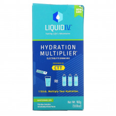 Liquid I.V., Hydration Multiplier, смесь для приготовления напитков с электролитом, арбуз, 10 отдельных пакетиков по 16 г (0,56 унции)