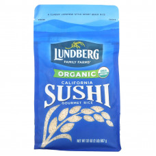 Lundberg, Органический калифорнийский рис для суши, 907 г (2 фунта)