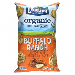 Lundberg, Органический рисовый торт Minis, Buffalo Ranch, 5 унций (142 г)