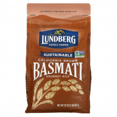 Lundberg, изысканный калифорнийский коричневый рис басмати, 907 г (32 унции)