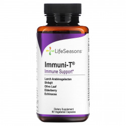 LifeSeasons, Immuni-T, 90 вегетарианских капсул