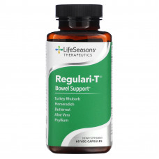 LifeSeasons, Regulari-T, поддержка кишечника, 60 растительных капсул