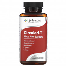 LifeSeasons, Circulari-T, поддержка здорового кровообращения, 90 вегетарианских капсул