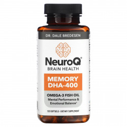 LifeSeasons, NeuroQ Brain Health, ДГК-400 для памяти, 120 мягких таблеток