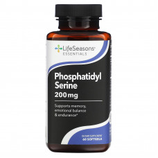 LifeSeasons, Фосфатидилсерин, 100 мг, 60 мягких таблеток
