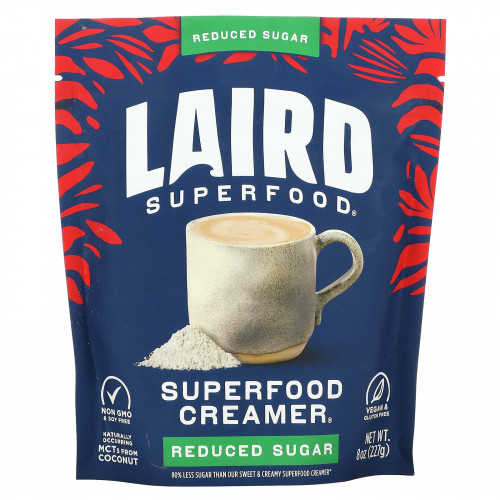 Laird Superfood, Сливки Superfood, с пониженным содержанием сахара, 227 г (8 унций)