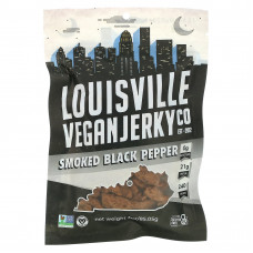 Louisville Vegan Jerky Co, Копченый черный перец, 85,05 г (3 унции)