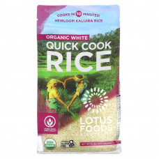 Lotus Foods, Органический белый рис, быстрое приготовление, 425 г (15 унций)