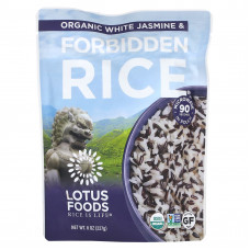 Lotus Foods, Органический белый жасмин и запретный рис, 227 г (8 унций)