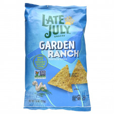 Late July, чипсы тортилья, Garden Ranch, 221 г (7,8 унции)