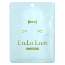 Lululun, Moist, косметическая маска для лица, синяя 5F, 1 шт., 22 мл (0,74 жидк. Унции)