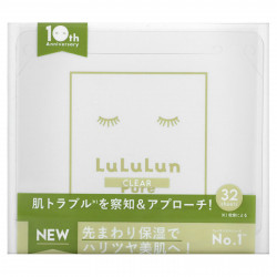 Lululun, Pure Clear, Beauty Sheet Mask, белая 6FB, 32 шт., 500 мл (17 жидк. Унций)