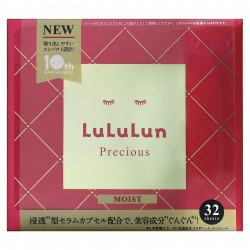 Lululun, Beauty Sheet Mask, увлажняющая маска с драгоценным красным 4FB, 32 шт., 500 мл (17 жидк. Унций)