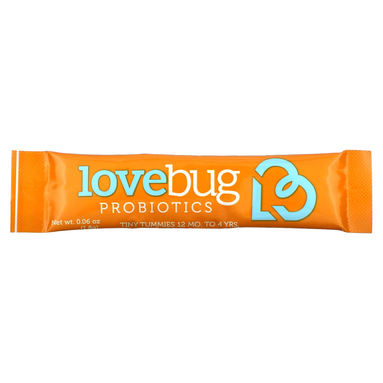 LoveBug Probiotics, пробиотики для детей в возрасте от 12 месяцев до 4 лет, 15 млрд КОЕ, 30 пакетиков по 1,8 г (0,06 унции)