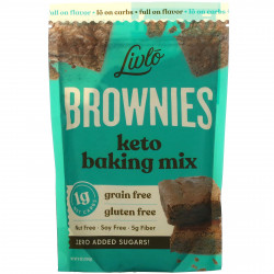 Livlo, Brownies, Кето смесь для выпечки, 9 унций (256 г)