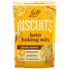 Livlo, Biscuits, кетосмесь для выпечки, классическое масляный вкус, 266 г (9,4 унции)