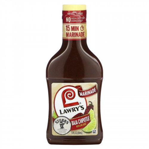 Lawry's, маринад, чипотле (Baja) с соком лайма, 354 мл (12 жидк. унций)