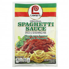 Lawry's, смесь специй и приправ, оригинальный соус для спагетти, 42 г (1,5 унции)