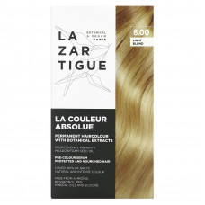 Lazartigue, Стойкая краска для волос с растительным экстрактом, 8.00 светло-русый``, 1 нанесение