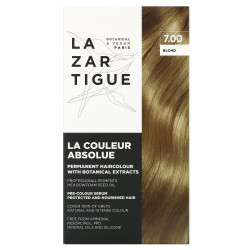 Lazartigue, Стойкая краска для волос с растительными экстрактами, 7.00 для блонда, 1 нанесение