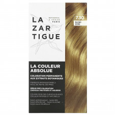 Lazartigue, Стойкая краска для волос с растительными экстрактами, 7.30 Golden Blond, 1 применение