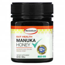 ManukaGuard, мед манука для поддержки здоровья кишечника, MGO 400, 250 г (8,8 унции)