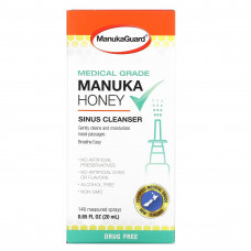 ManukaGuard, Мед манука медицинского качества, очищающее средство для носовых пазух, 0,65 жидких унций (20 мл)
